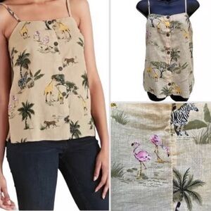 NWT Old Navy Safari Print Camisole Top